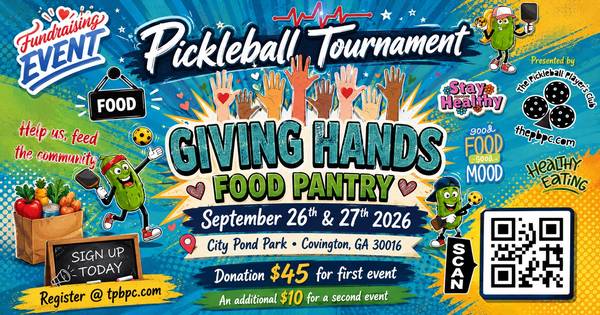 Giving Hands Food Pantry Pickleball Tournament