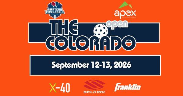 The Colorado Open @ Apex Pickleball