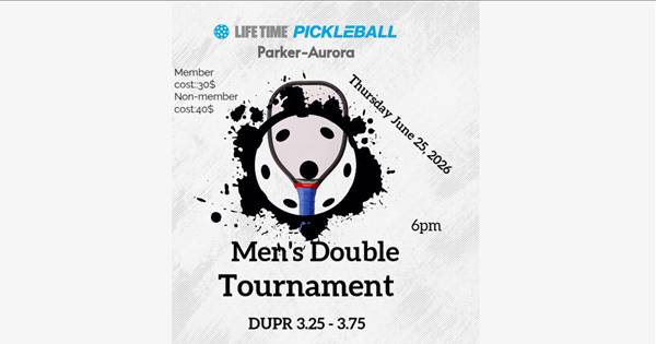 Men's Doubles 3.25 -3.75 Tournament