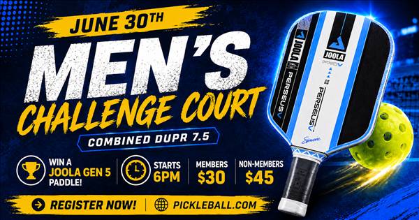 Life Time Champions - Men's DUPR 7.5 Challenge Court