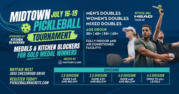 MidTown Pickleball Madness at Mayfair West Presented by Kitchen Blockers