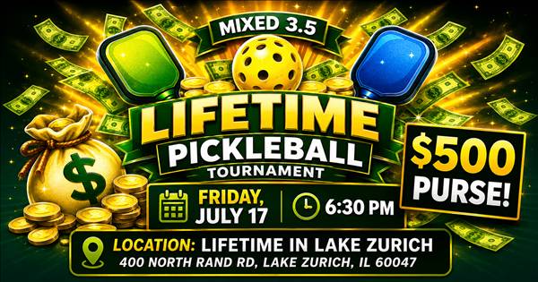 Life Time Lake Zurich MIXED 3.5 MONEYBALL Tournament