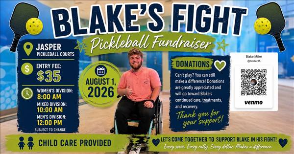 Blake's Fight Pickleball Fundraiser