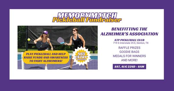 Memory Match Pickleball Fundraiser