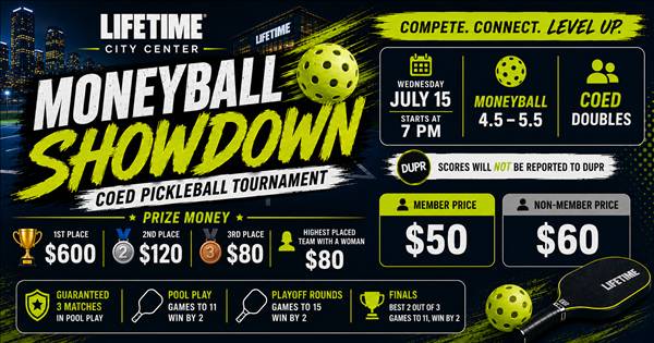 MONEY BALL SHOWDOWN LIFE TIME CITY CENTER