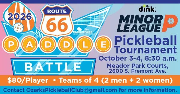 The Dink Minor League Pickleball @ Route 66 Paddle Battle ~ Springfield, Missouri