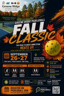 Greene Ridge Pickleball Fall Classic