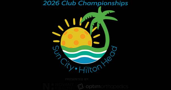 Sun City Pickleball Club Championships presented by Novant Health & Optim Orthopedics