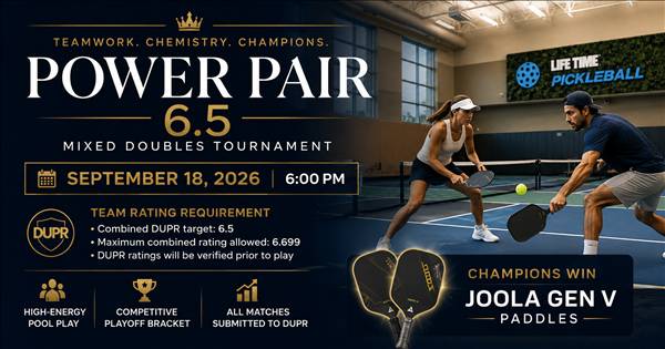 Power Pair 6.5 - Mixed Doubles