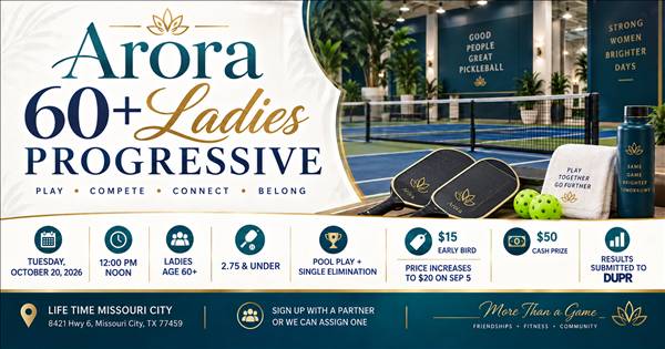 Arora 60+ Ladies Progressive
