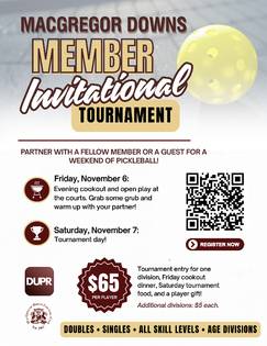 MacGregor Downs Member Invitational