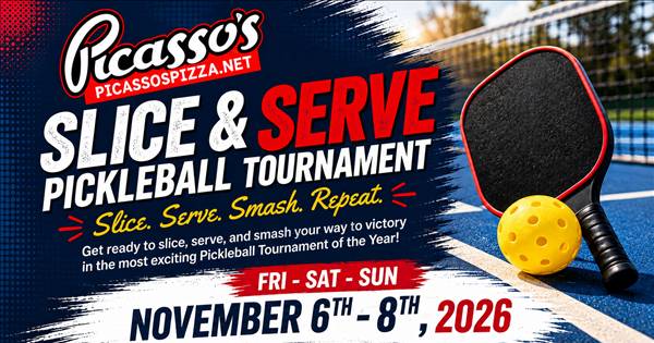 Picasso's Pizza: Slice & Serve Pickleball Tournament at Village Glen Tennis & Pickleball Club