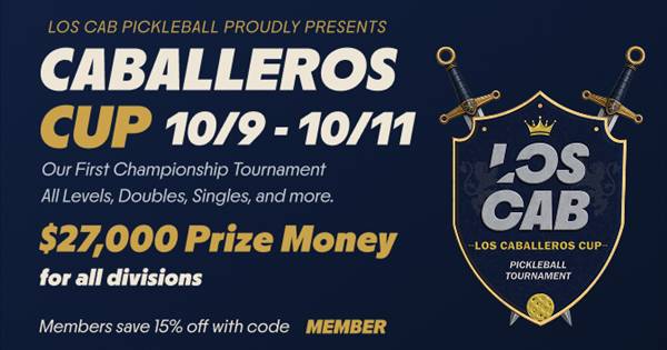 $$27,350 Prize Purse, Los Cab Caballeros Cup 2026: The First Championship, 10/9-11
