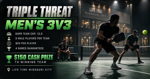 Men's 3V3 Tournament DUPR 13