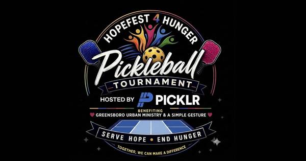 Hopefest 4 Hunger Pickleball Tournament