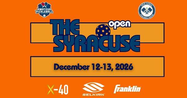 The Syracuse Open @ Erie Canal Pickleball