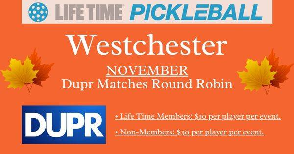 November DUPR Round Robin Games