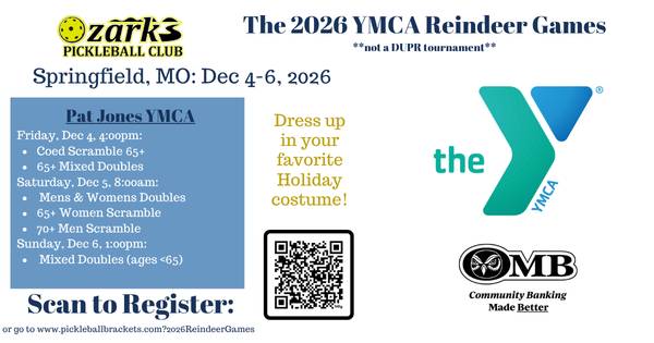2026 Pat Jones YMCA Reindeer Games