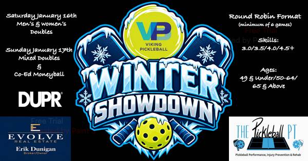 Viking Pickleball Winter Showdown Powered by Your Place PT