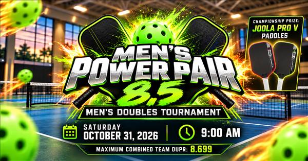 Men's Power Pair - DUPR 8.5